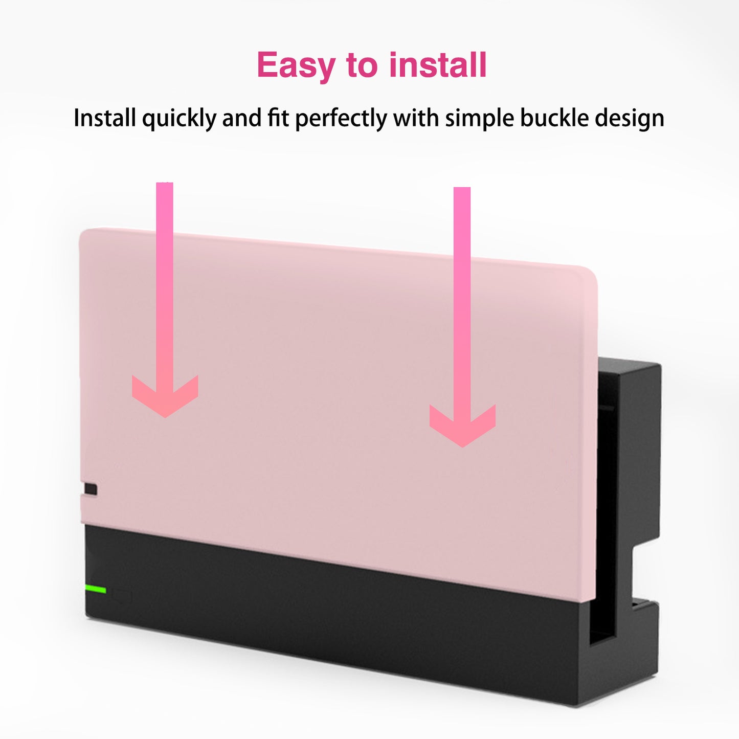 TIKOdirect Pink Faceplate Cover for Switch Charging Dock