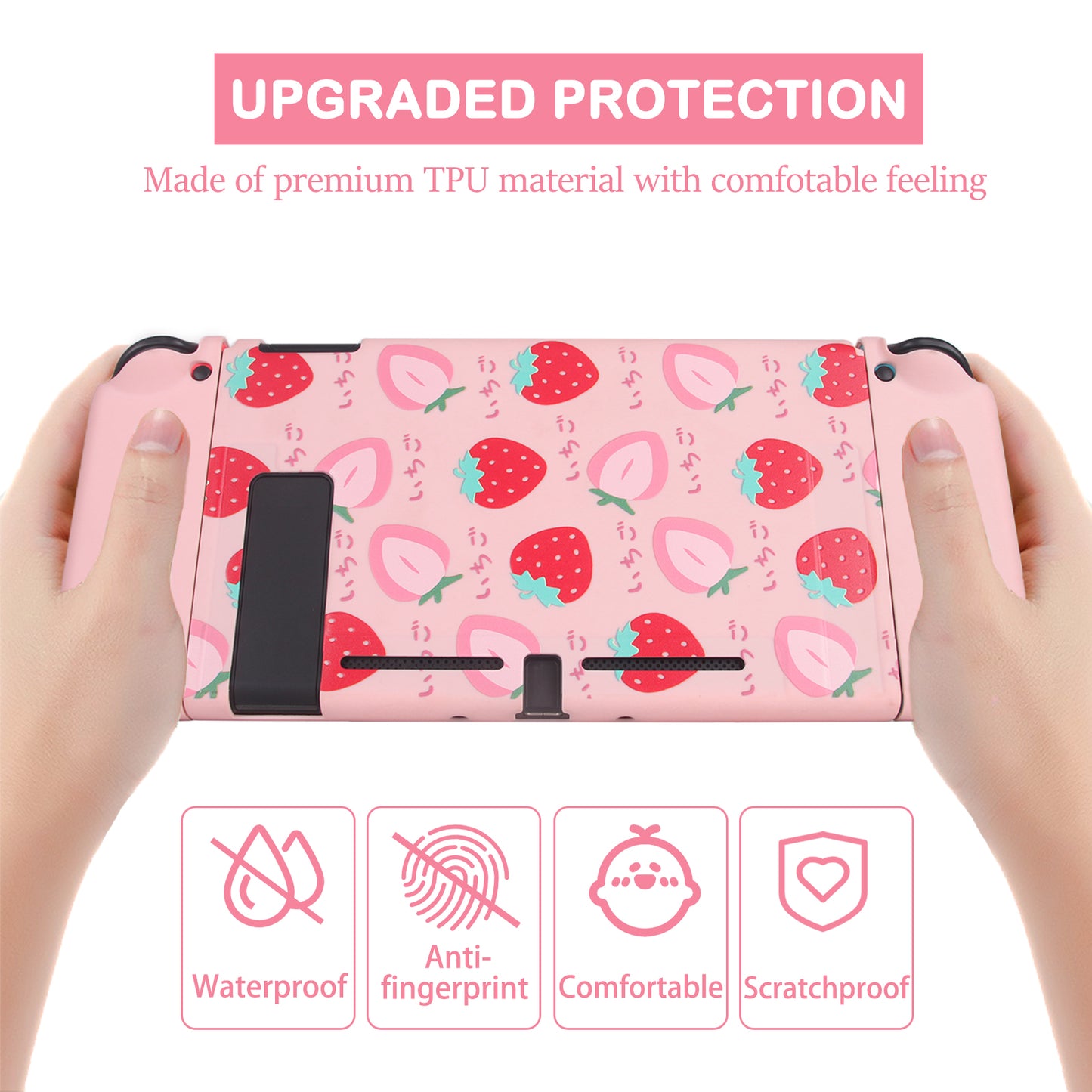 TIKOdirect Strawberry Protective Case for Switch