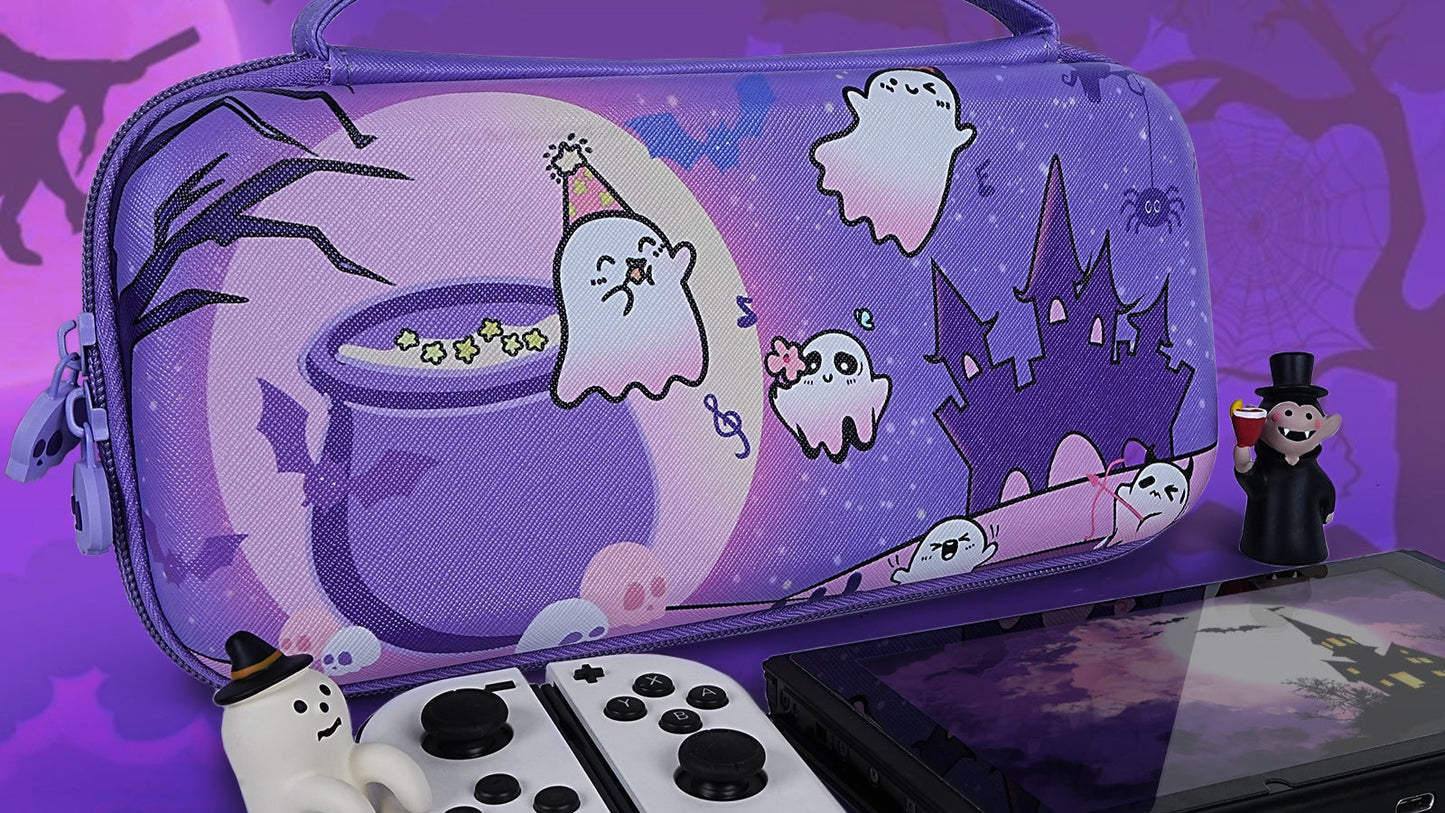 TIKOdirect Halloween Ghost Carrying Case for Switch & OLED