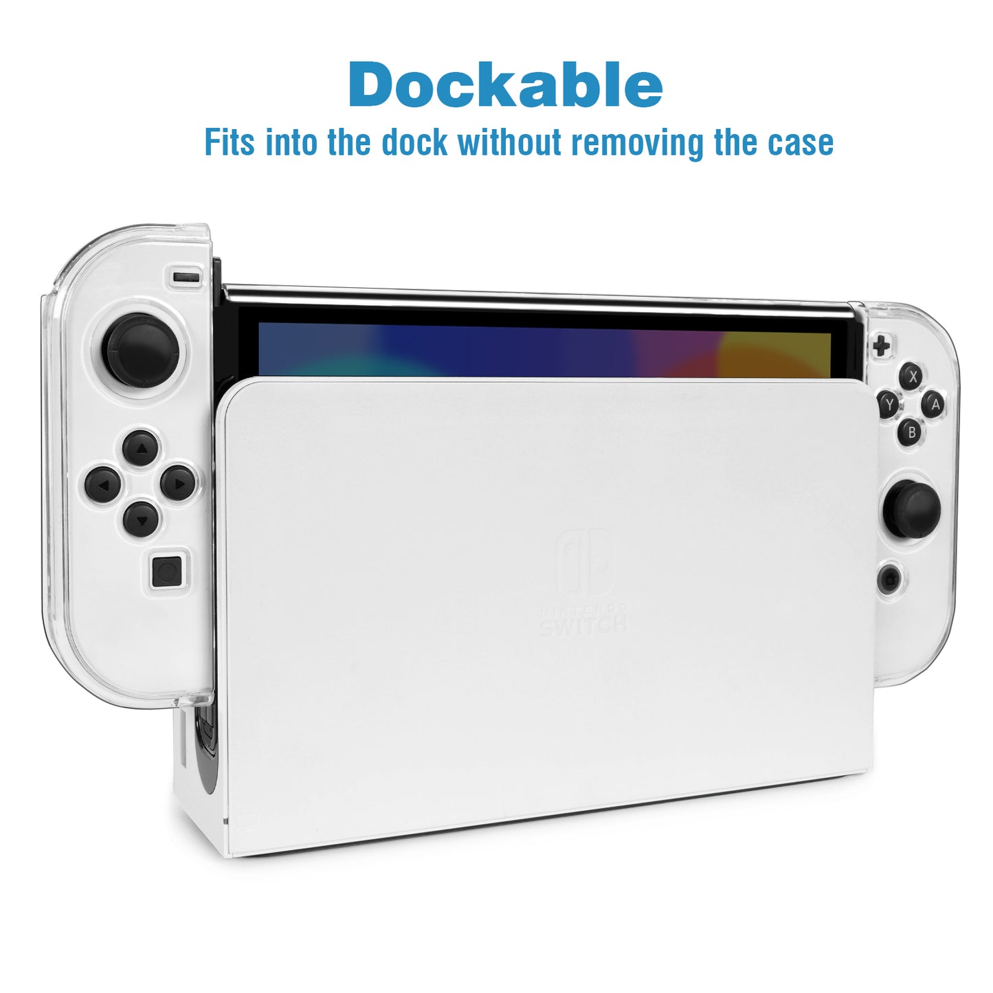 TIKOdirect Transparent Case Compatible for Switch OLED