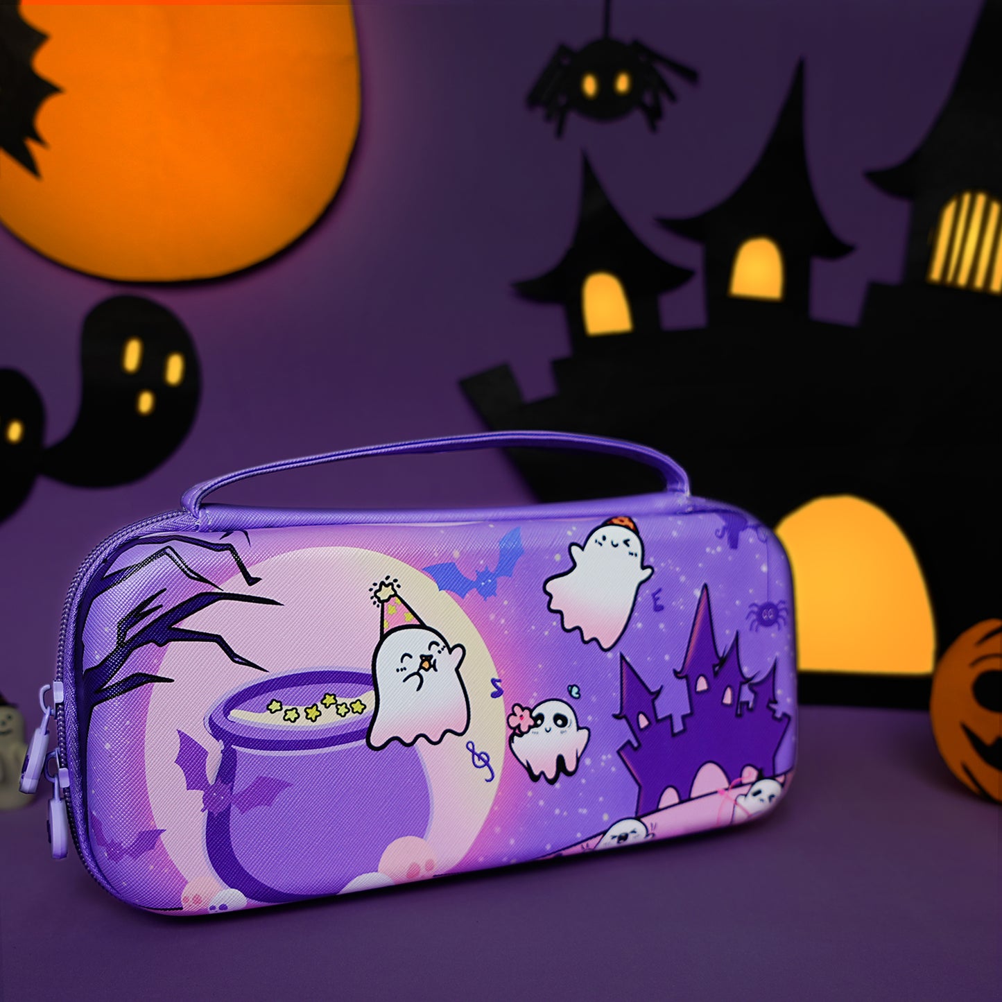 TIKOdirect Halloween Ghost Carrying Case for Switch & OLED