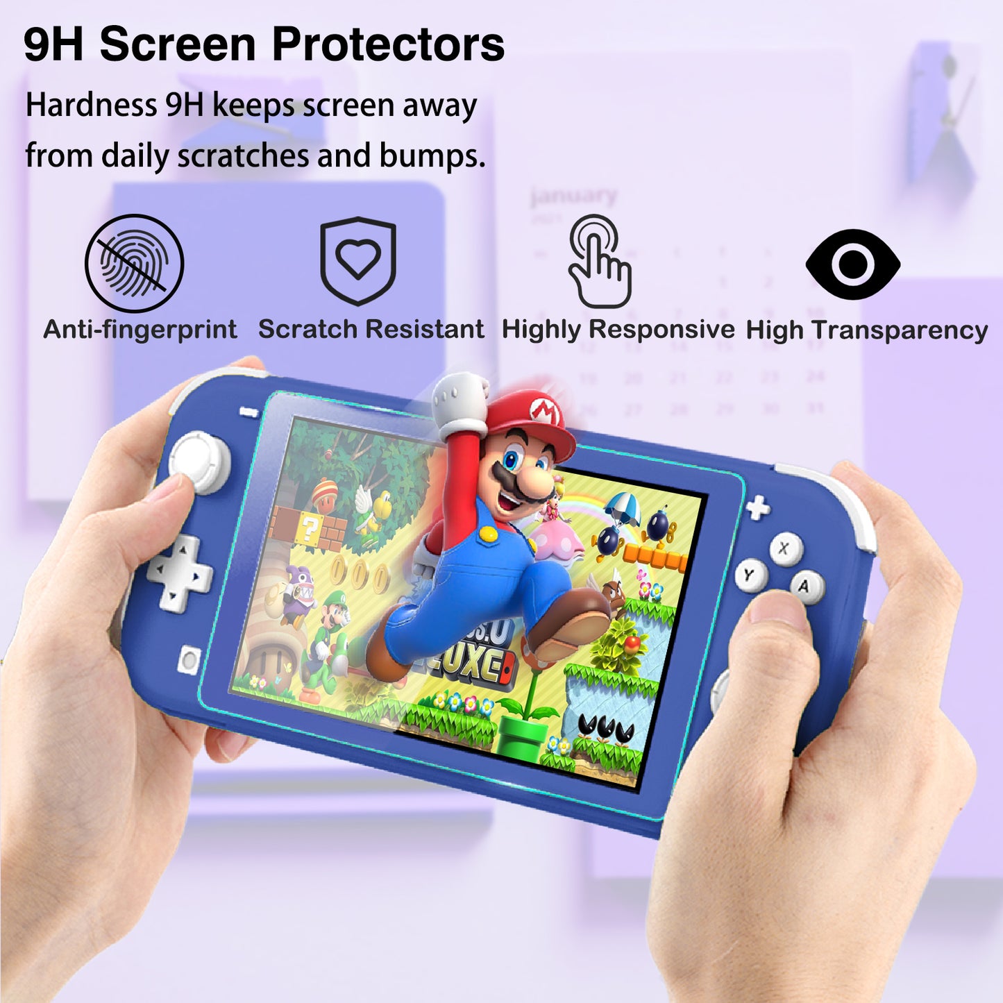TIKOdirect Blue Carrying Case for Switch Lite