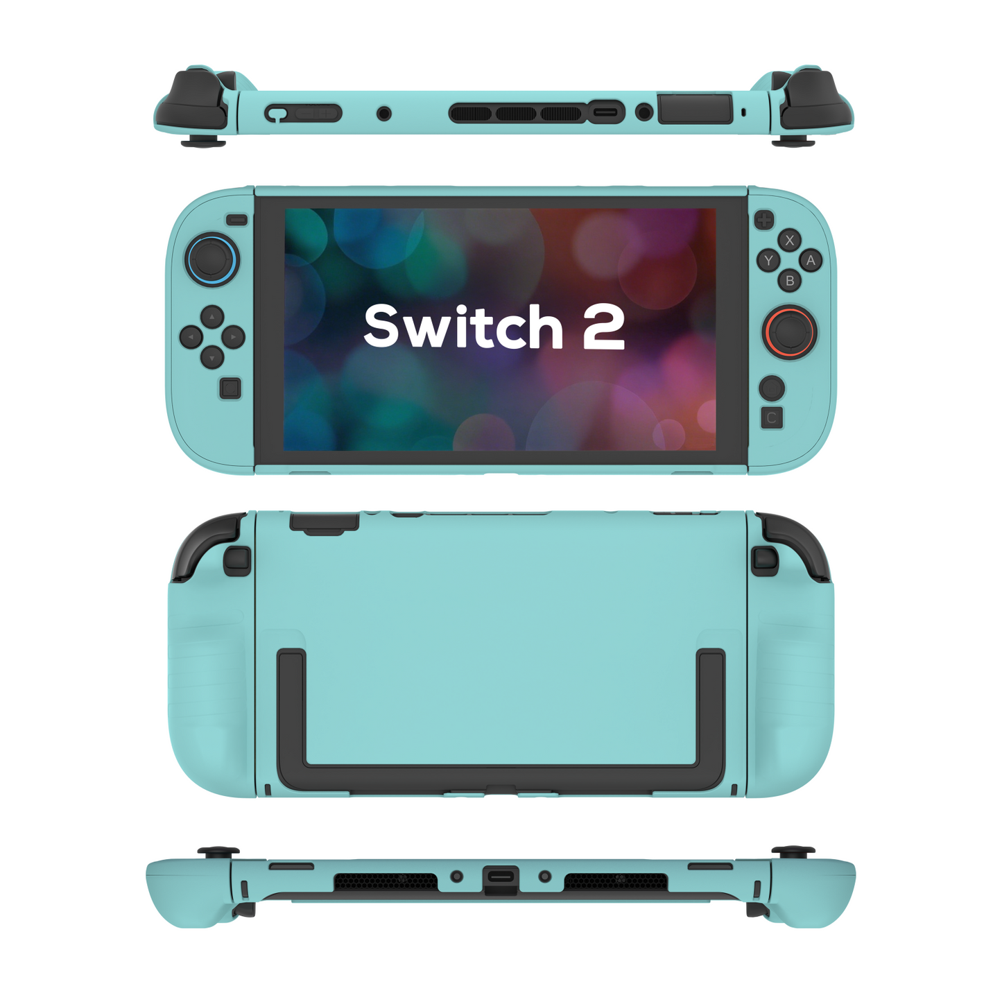 TIKOdirect Protective Case for Switch 2, Hard PC Slim Dockable Cover Case Designed for Switch 2 2025, Game Console and Joy Con Controllers, Blue
