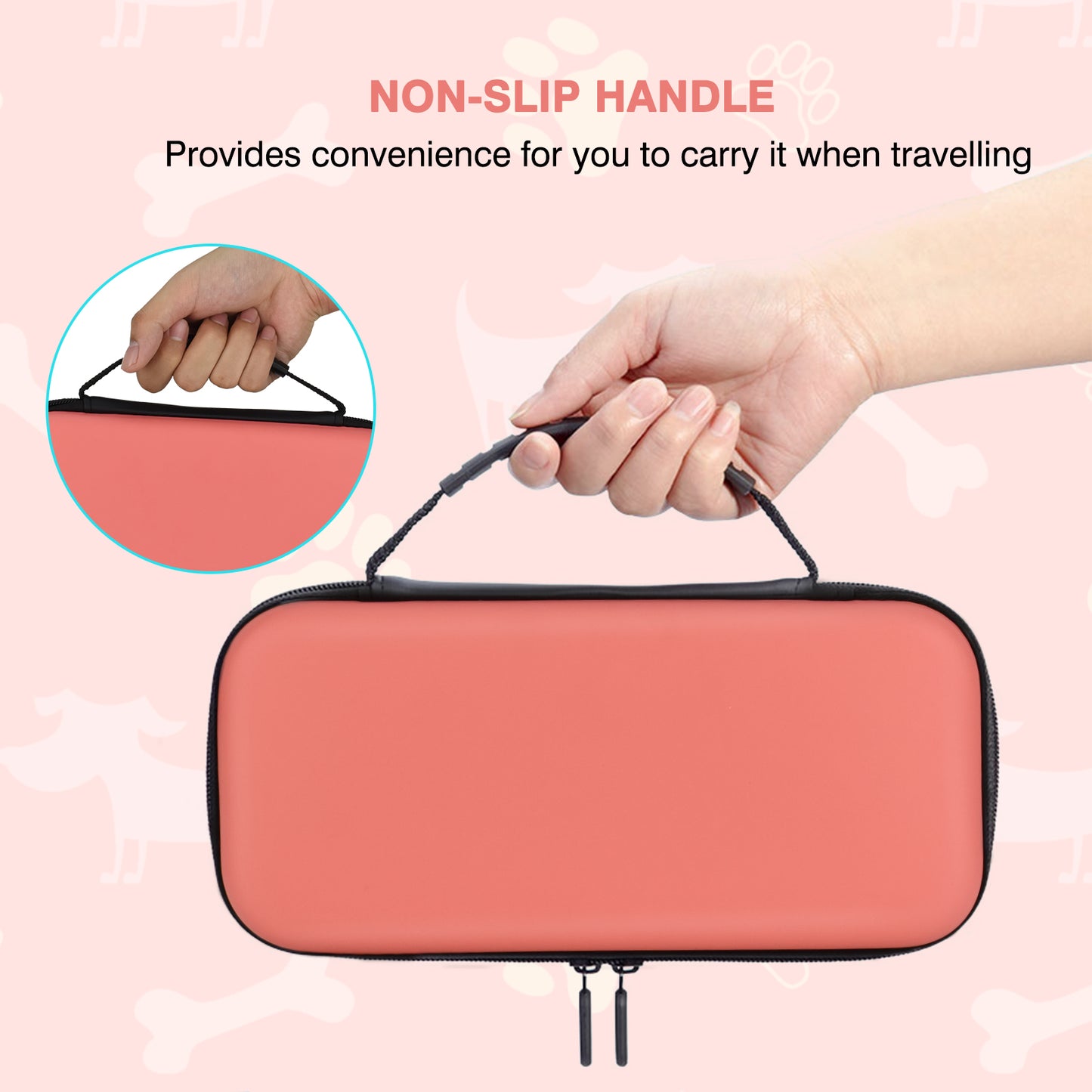 TIKOdirect Pink Carrying Case for Switch lite