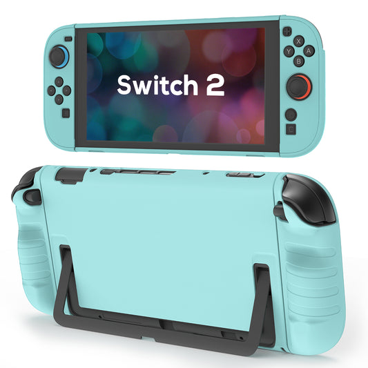 TIKOdirect Protective Case for Switch 2, Hard PC Slim Dockable Cover Case Designed for Switch 2 2025, Game Console and Joy Con Controllers, Blue